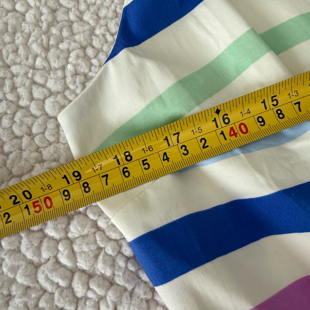 NWT Talbots RSVP Striped sleeveless Dress in White, Blue, Purple, Mint - Picture 10 of 13